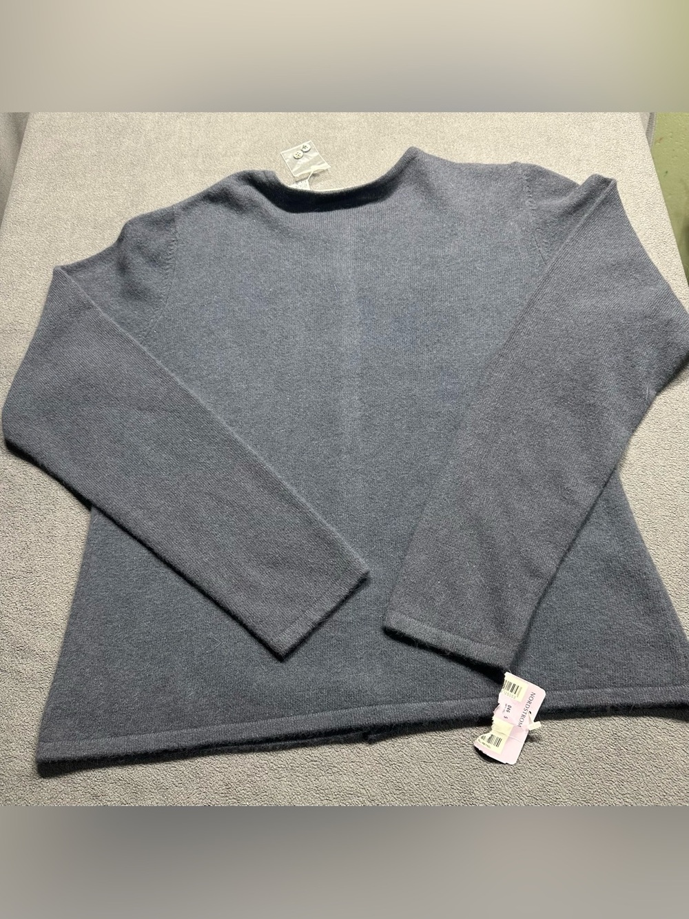 Preview Collection Gray Embroidered Button-Front Cardigan - Picture 8 of 8